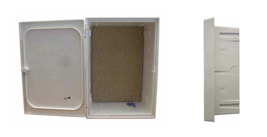 Recessed meter box